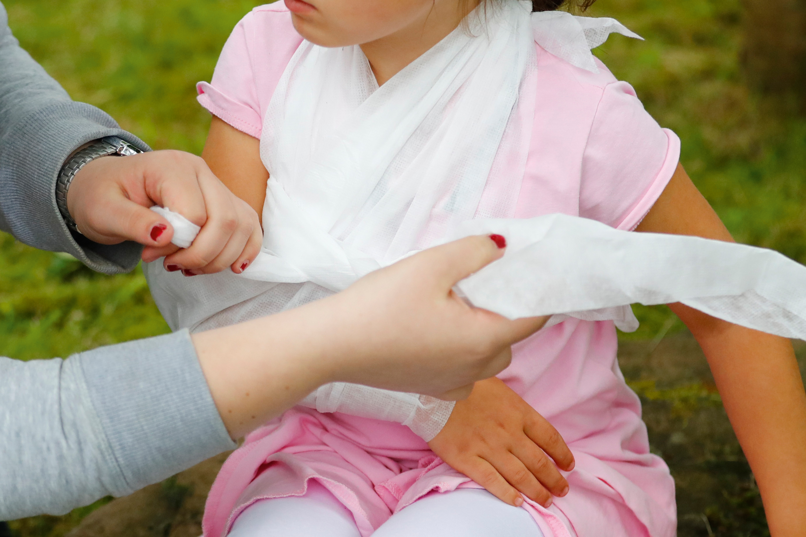 Erste Hilfe mit Selbstschutzinhalten